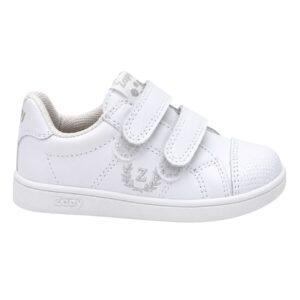 Zapatilla Respetuosa en Napa Piel Doble Velcro
