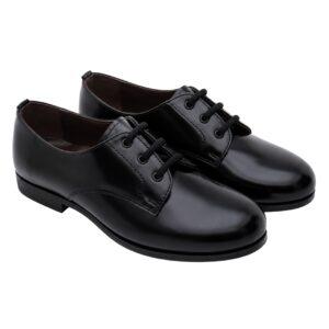 Zapato Blucher Inglés Cordón Semi Brillo