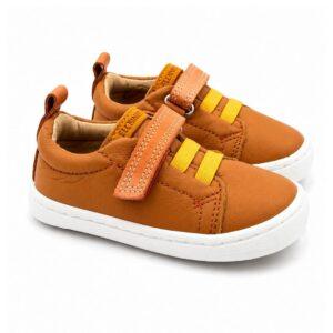 Zapatilla respetuoso o barefoot con velcro y cordones elásticos Flexi Mens