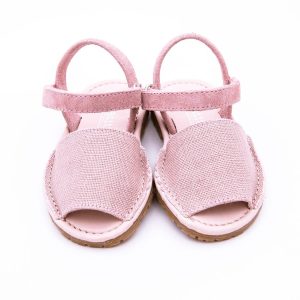 Menorquina Velcro Lino Serraje