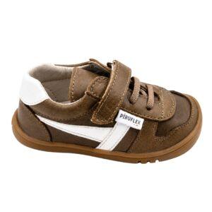 Piruflex respetuosa zapatilla en napa piel con cierre de velcro
