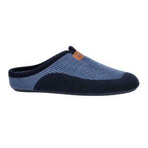 Zapatillas De Casa Abierta En Pana Y Lana