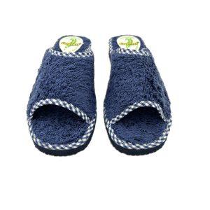 Zapatillas de casa abierta toalla
