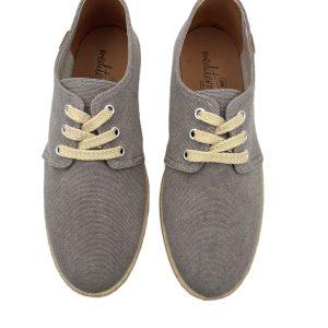 Alpargata cordones yute natural hombre