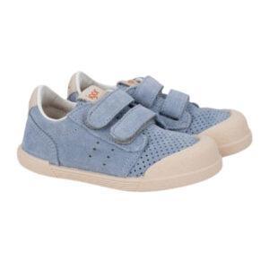 Zapatilla Tennis barefoot de ante con velcro IGOR