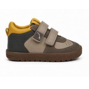 Zapatilla Deportiva Piel Con Doble Velcro Blanditos