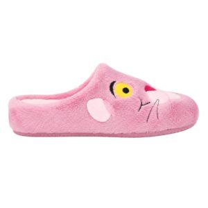 Zapatilla Para Casa Abierta Estampado De La Pantera Rosa