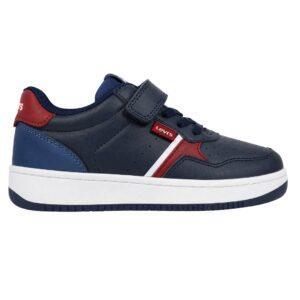 Zapatilla Deportiva En Piel Con Doble Velcro y Cordones Elásticos Levi´s