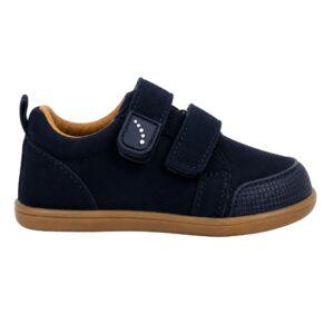 Zapatilla Respetuosa En Piel Ante y Doble Velcro Blanditos