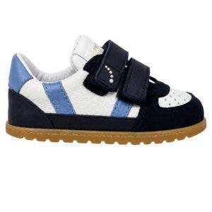 Zapatilla Deportiva Respetuosa en Piel Con Doble Velcro Blanditos