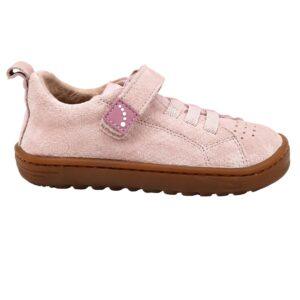 Zapatilla Respetuosa Doble Velcro en Piel Ante Blanditos