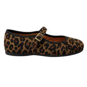 Mercedita Hebilla Terciopelo Leopardo